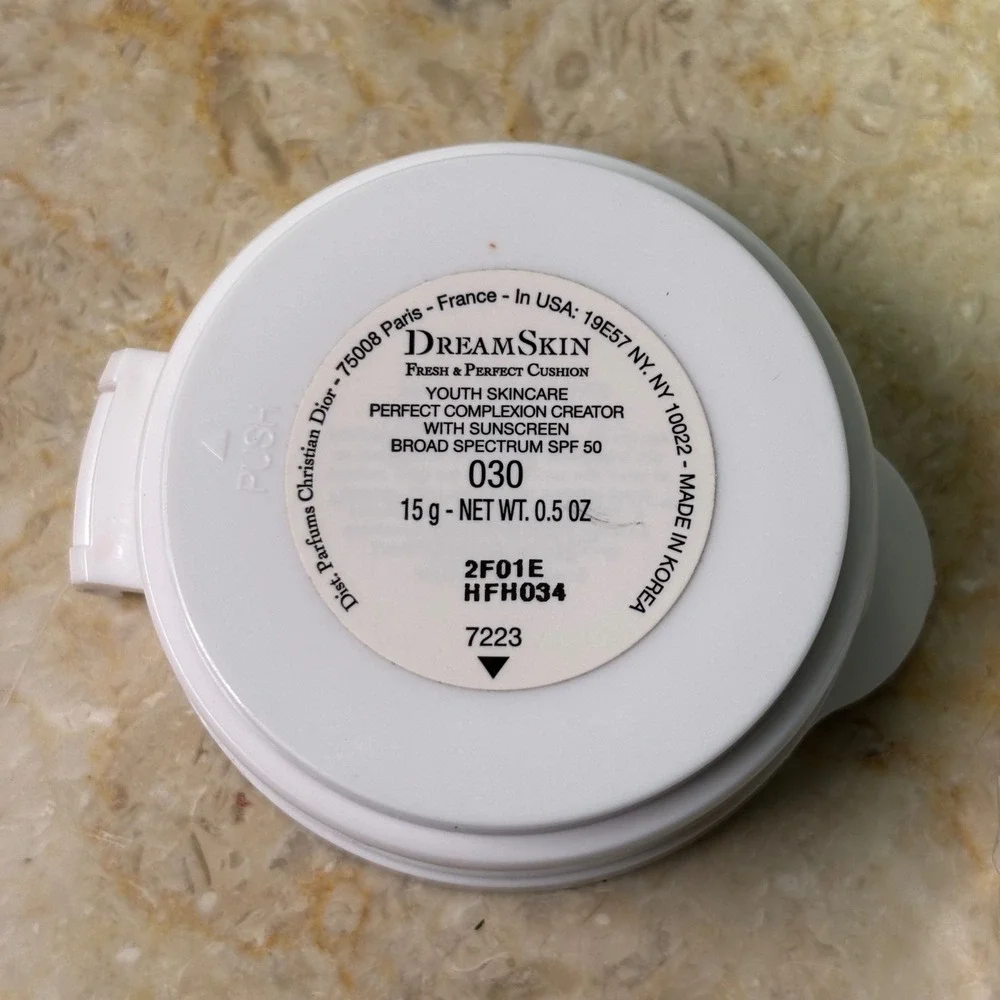 Dior DreamSkin Fresh & Perfect Cushion Refill 030 Medium SPF 50 0.5oz